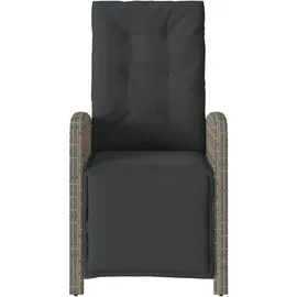 vidaXL Gartensessel 58 x 68 x 93 cm grau