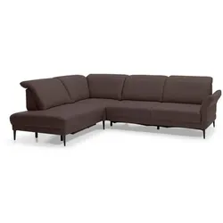 Musterring Ecksofa MR 1350 Leder Braun Mocca 229 x 297 cm