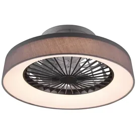Trio Farsund 47 cm Deckenventilator grau mit Licht inkl. Fernbedienung