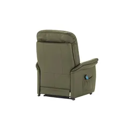 HIMOLLA Sessel 7706 Leder 101 x 112 x 101 cm Grün elektrisch