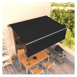 vidaXL Markise Automatisch Einziehbar 4,5 x 3 m anthrazit
