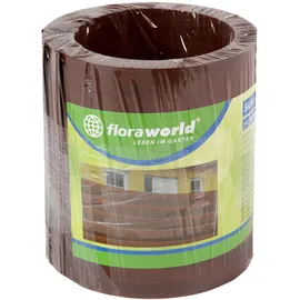 Floraworld Sichtschutzstreifen 201,5 x 19 cm braun