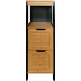 Hti-Living Badschrank Jerik 30 x 30 x 89 cm Schwarz/Braun