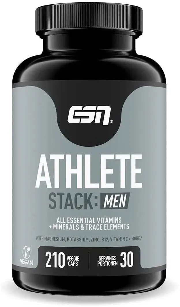 ESN Athlete Stack Men - essenziellen Vitaminen und besonders ausgewählten Mineralstoffen 210 St