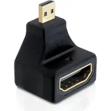 DeLock Adapter HDMI-A Buchse zu D Stecker 90 Grad gewinkelt