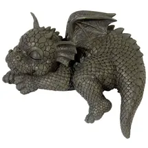 MystiCalls by Mayer Chess Gartendrache Kantenhocker schaut nach links! Garten! Figur! Drache!