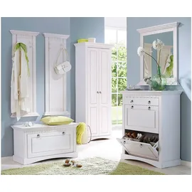 Home Affaire Garderobenpaneel Rustic 2 Stück Kiefer Weiß