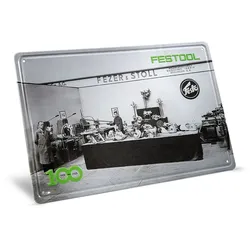 Festool 100 Jahre Blechschild Retro Messestand MES-FT2 100Y - 578401