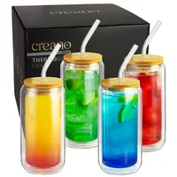 Creano doppelwandiges Trinkglas 0,36 l 4er Set