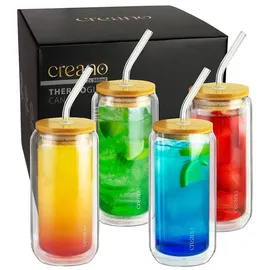 Creano doppelwandiges Trinkglas 0,36 l 4er Set