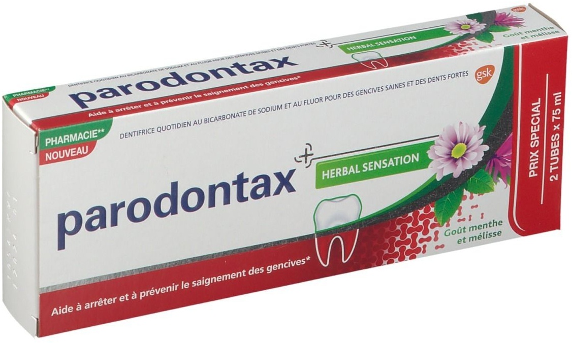 parodontax Dentifrice Herbal Sensation 2x75 ml dentifrice(s)