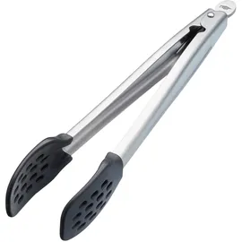 Master Class Küchenzange Metall mit Nylonkopf 28 cm Schwarz/Silber