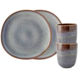 like. by Villeroy & Boch Lave beige Frühstücks-Set 4-teilig - DS