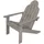 ML-Design Adirondack-Stuhl Gartenstuhl 89 x 70 x 89 cm grau