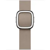 Apple Feingewebe Armband mit moderner Schließe Large für Apple Watch 41mm Mandel (MUHG3ZM/A)