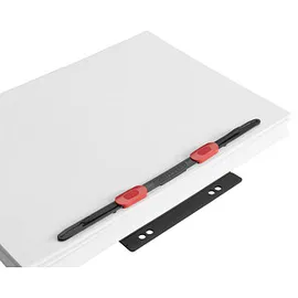 HASenPfeil ® 1 Heftstreifen für 500 Blatt schwarz Kunststoff, 20 St.