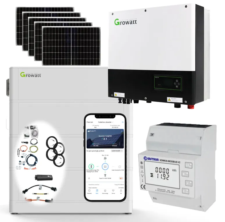 10kW PV-Komplettset mit 10 kW Wechselrichter + 10 kWh Speicher + DAH Solar PV-Module