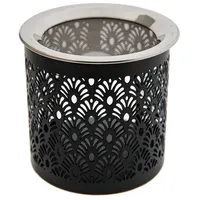 Nklaus Ornament Räucherstövchen aus Eisen 8x8cm Siebgefäß Weihrauchbrenner Räuchergefäß