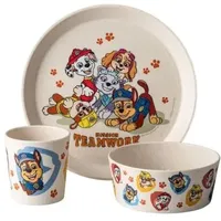 Koziol Connect Paw Patrol Kindergeschirrset, 3-teilig, sand