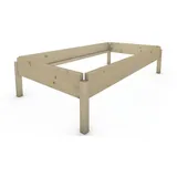 TUGA-Holztech Massivholzbett TUGA-Holztech Stapelbett Horst 70 cm x 140 cm 34 cm Fichte, Breite 70 80 90 100 120 Länge 140 160 190 200 210 220 H=24/34/44 cm 70 cm x 140 cm x 34 cm