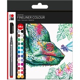 Marabu GRAPHIX HYPNOTIZE Fineliner farbsortiert 0,5 mm, 24 St.