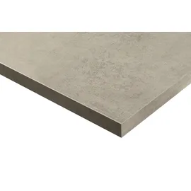 Express Küchen Arbeitsplatte EXPRESS KÜCHEN "Trea", grau (betonfarben hell), B:50cm H:4cm T:60cm, Holzwerkstoff, Tischplatten, in verschiedenen Längen, 600 mm tief, 40 mm stark