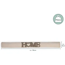 Beautissu Zugluftstopper 90 x 8 cm Beige