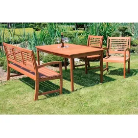 Garden Pleasure Gartenstuhl Madison 56 x 59 x 90 cm braun 1 St.