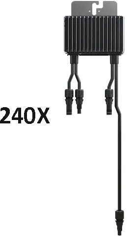 240x POWER OPTIMIZER S1000 Kabel Ein: 0,1/ 0,1m, Aus: 4,7/ 0,1m
