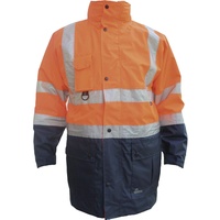 Warnschutzjacke 133 EN471 Orange/Marine 5 in 1 Gr.62/64 (XXL)