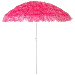 Mojawo Hawaii Sonnenschirm Gartenschirm Strandschirm Ø1,6m Pink knickbar