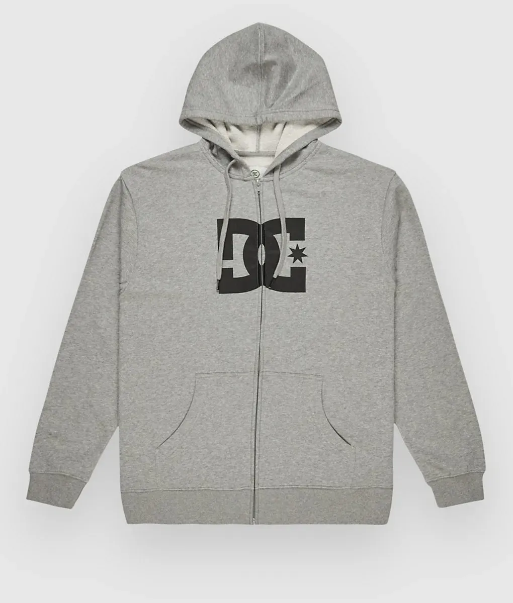 DC Star Sweatjacke heather grey Gr. S