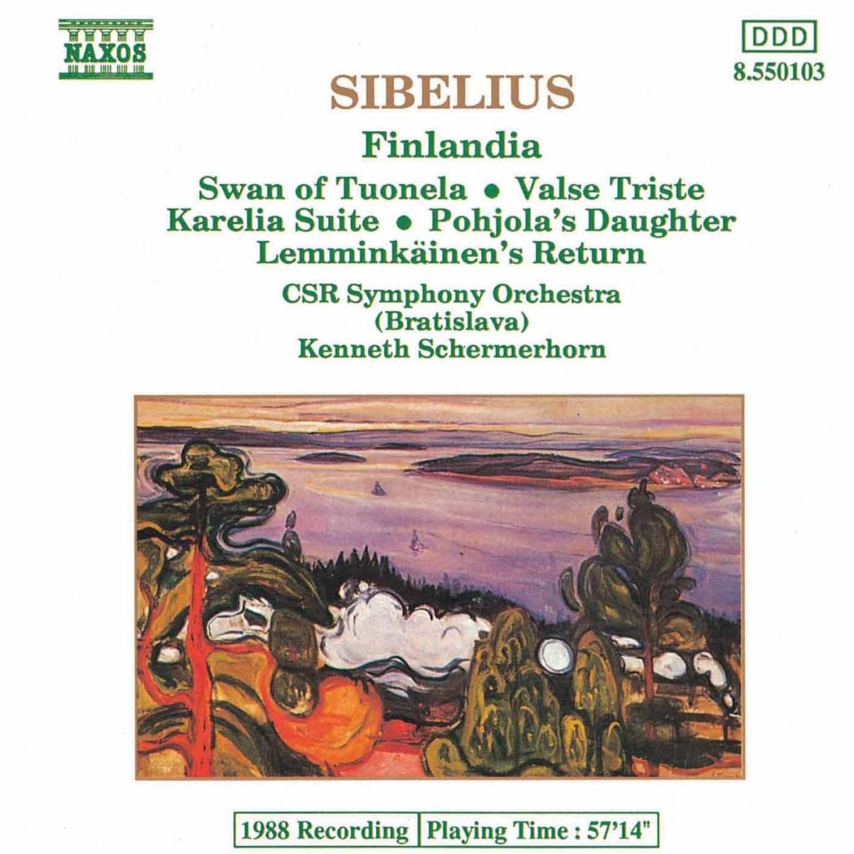Finlandia/Valse Triste/+ - Schermerhorn  Tsch.-Slowak.RSO. (CD)