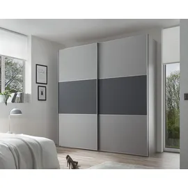 STAUD Schwebetürenschrank Includo 225 x 222 x 68 cm Grau