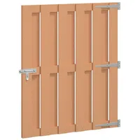 vidaXL Gartentor 100 x 112 cm WPC und Aluminium Braun