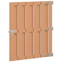vidaXL Gartentor 100 x 112 cm WPC und Aluminium Braun