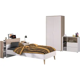 Parisot Jugendzimmer-Set »Aalborg 2« - weiß