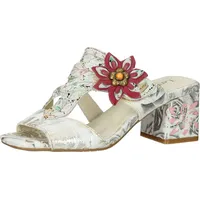 LAURA VITA Pantoletten Pantoletten Leder/Textil - Beige 36