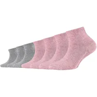 CAMANO Kurzsocken 7er Pack ca-soft in chalk pink melange