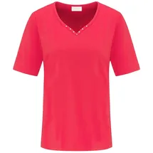 GOLDNER Halbarm Basic-Shirt Rot 44