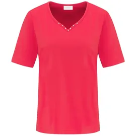 GOLDNER Halbarm Basic-Shirt Rot 44
