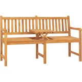 Gartenbank 3-sitzer Mit Tisch 150 Cm Massivholz Teak