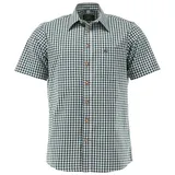 OS-TRACHTEN Herren-Kurzarmhemd, dunkelgrün, 39/40