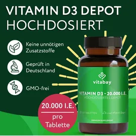 Vitabay Vitamin D3 Depot 20.000 I.E. Tabletten 120 St.