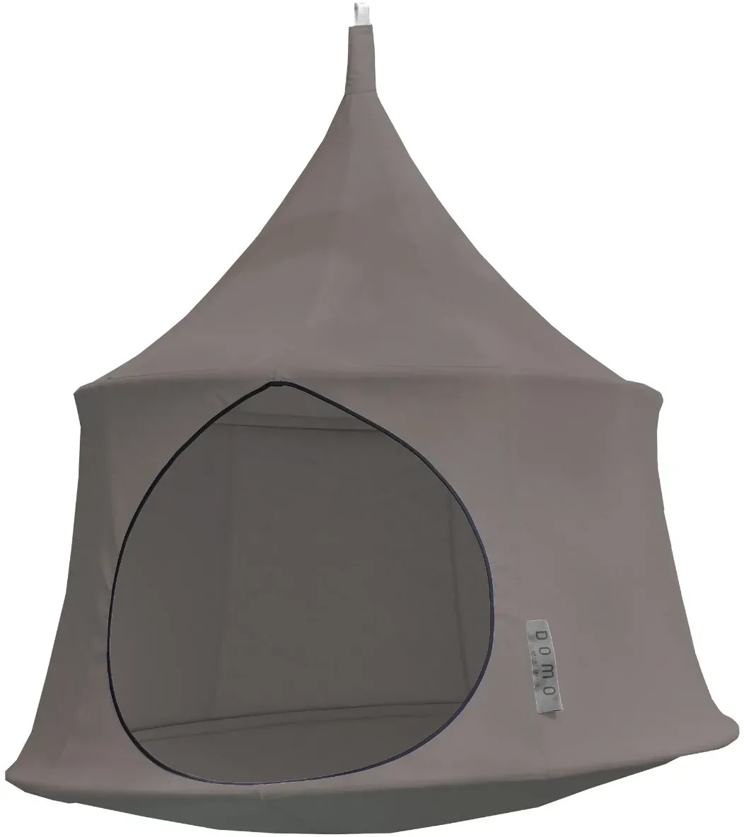 Hängehäuschen Ø150 cm Kinder Outdoor beige/braun/grün wasserabweisend, belastbar bis 200 kg - VIVERE Earth - Gurt & Karabiner