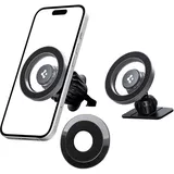 SPIGEN MFT13 MagSafe Auto-Halterung für Cockpit oder Lüftungsschlitz Silber/Schwarz
