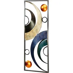 Wandbild LOCKER "Wandbild »Halbkreise«", bunt (farbe bild(er): bunt), B:29cm H:74cm T:2cm, Bilder