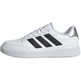 adidas Courtblock Damen Cloud White/Core Black/Silver Metallic 38 2/3