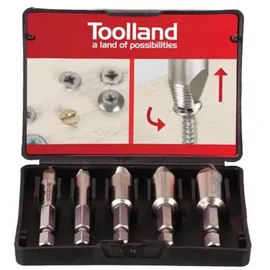 Toolland Schraubenausdreher-Set 5-tlg