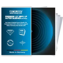 Reloop Premium 12“ Vinyl LP Outer Sleeves(100 pcs.) - Premium-Schutz für Schallplattensammlungen